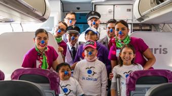 Clientes da Volaris doam mais de 100 vôos redondos para a Fundação Dr. Sonrisas
