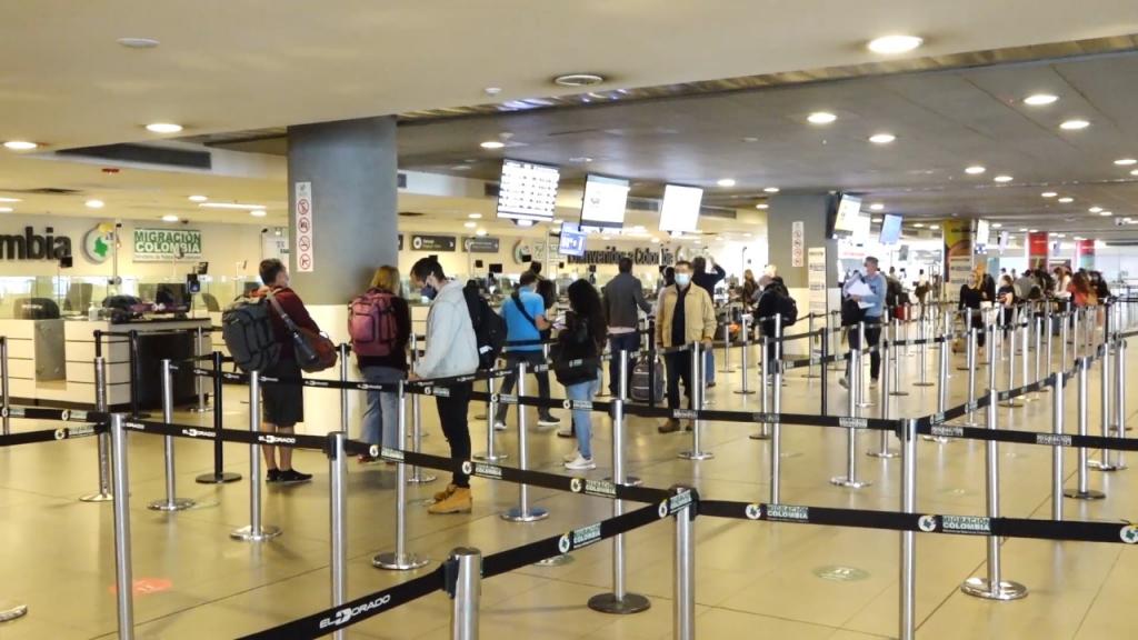 Colômbia ultrapassa 5,5 milhões de passageiros mobilizados em voos internacionais