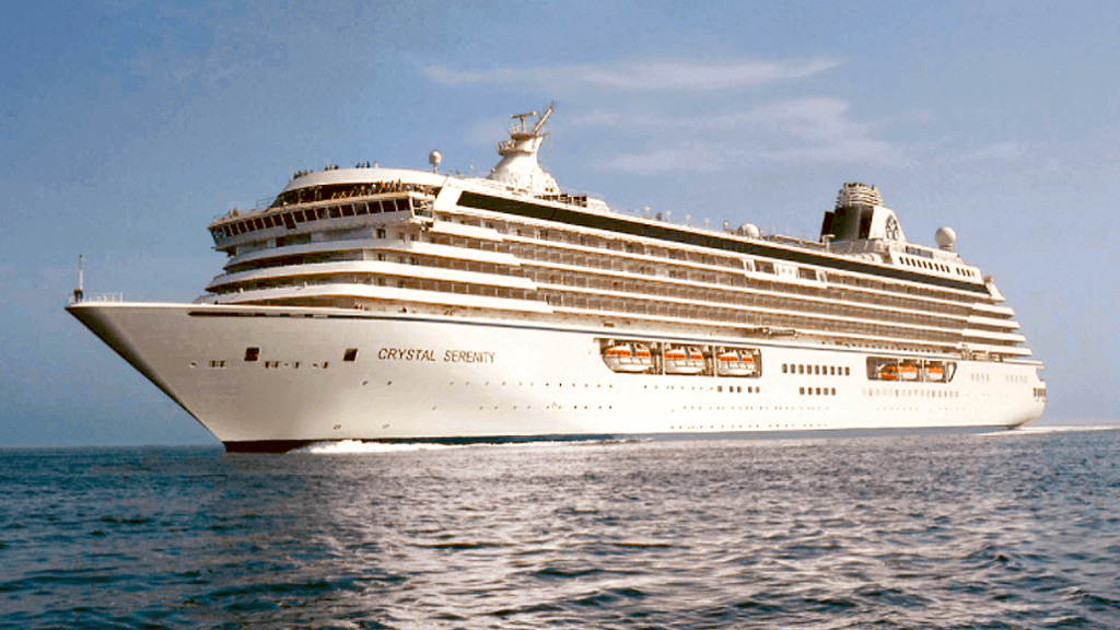 Crystal Serenity torna-se o primeiro navio homeport nas Bahamas