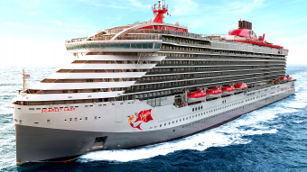 O navio Scarlet Lady da Virgin Voyages parte de Miami para uma viagem épica