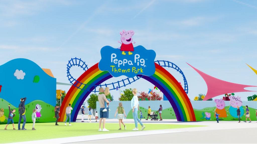 O primeiro parque temático Peppa Pig do mundo será inaugurado em 24 de fevereiro de 2022