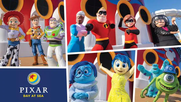 Disney Cruise Line anuncia “Pixar Day at Sea” no Disney Fantasy em 2023