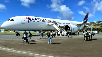 Grupo LATAM retoma operações regulares para Rapa Nui