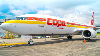 Copa Airlines comemorou 75 anos com um avião com estética comemorativa